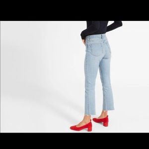 Everlane High Rise Kick Crop Jeans 29 regular NWOT
